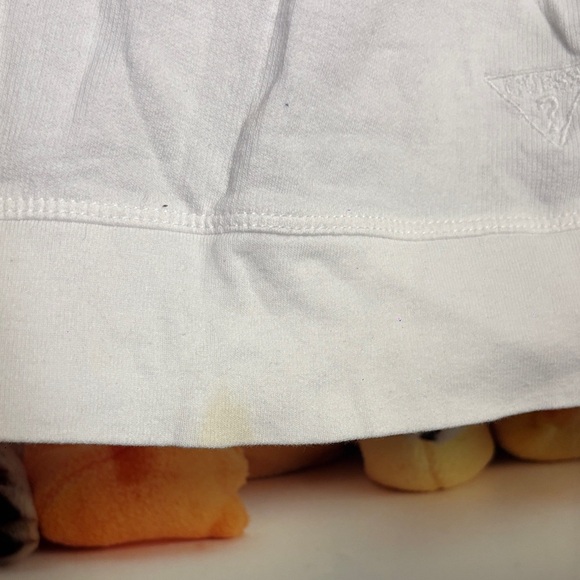 Guess White Embellished Blouse with open shoulders size M - Picture 8 of 8